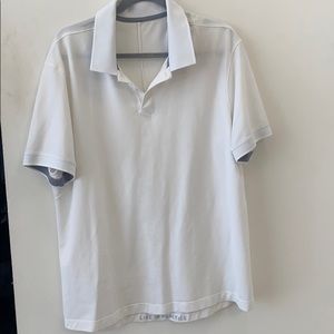 Lululemon Tech Pique Polo- White XL